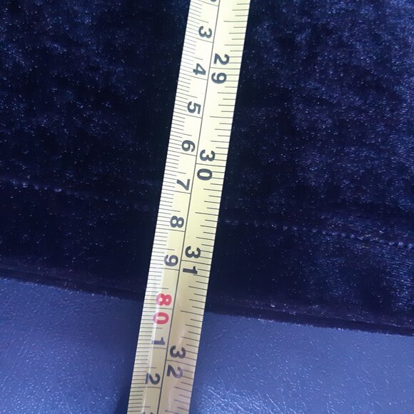 Classic Elements SZ 2XL Black Velour Women's Button Up V-Neck Tunic Top - Picture 11 of 16